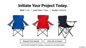 Chaise de plage pliable en acier inoxydable Oxford avec porte-gobelet, accoudoir de loisirs, sac de transport - Product Image 3