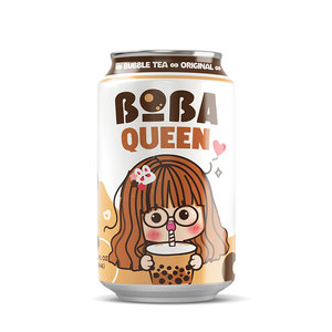 OEM Beverage <b>Boba</b> Matcha <b>Bubble</b> Milk Tea Tin Can 16 Fl Oz Green Tea Drink With <b>Boba</b> Pearls Set De Grado Ceremonial PRIVATE LABEL - Product Image 2