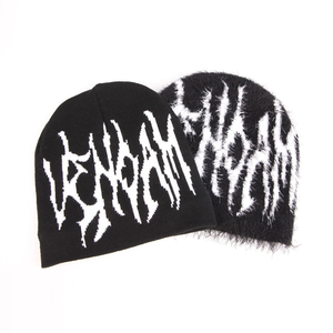 Custom Adjustable Ribbed Knit Beanie Winter <b>Cap</b> Soft Warm Slouchy <b>Hat</b> 100% Polyester Wholesale OEM Manufacturer Custom Logo - Product Image 1