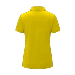 Custom Yellow Golf <b>Polo</b> <b>Shirt</b> Short Sleeve Quarter <b>Zip</b> Sports Top Quick Dry Athletic Tee Casual Uniform Apparel Wear Factory - Product Image 2