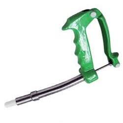 Pistola Aplicadora de Bolus Veterinaria RFID de Acero Inoxidable, Curva y Corta, con Punta Suave, Modelo RBA 01, para Ganado Vacuno, Ovino y Caprino - Product Image 3