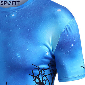 T-shirt pour homme à sublimation, style tendance, anti-plis, matière durable 100% polyester, coupe ample, imprimé, best-seller - Product Image 2