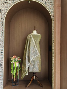 Salwar Kameez Tradicional de Algodón con Trabajo de Tejido para Mujer, Ropa de Boda de India y Pakistán, de Proveedor Indio - Product Image 2