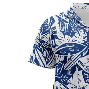 Chemises Hawaïennes pour Hommes de Haute Qualité en Twill 100% Coton Respirantes et à Séchage Rapide à Manches Courtes pour Vacances à la Plage Vente en Gros - Product Image 5