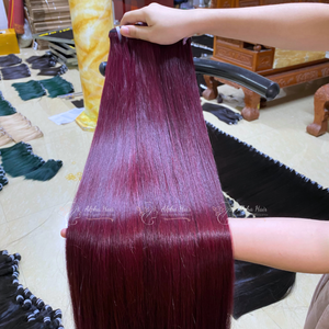 Article indispensable Extensions de cheveux vietnamiennes lisses et soyeuses super bon marché Vendeur de cheveux vierges Perruques Full Lace Front sans colle - Product Image 3