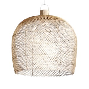 Handcrafted Eco-Friendly Coastal Industrial Lamp <b>Covers</b> Classic Modern Rustic Rattan Lamp Shades for Indoor Home Decoration - Product Image 3