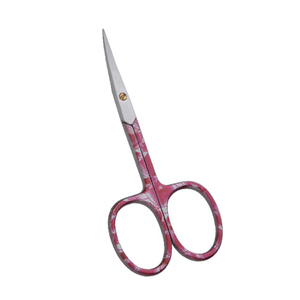 Ciseaux à barbe en acier inoxydable pour la coupe des poils du visage, des sourcils et des poils du nez, ciseaux de coiffure avec logo et couleur personnalisés - Product Image 3