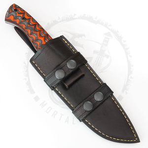 Couteau multifonction en acier Damas forgé à la main, couteau japonais de haute dureté pour le camping en plein air, couteau de chasse, couteau à fruits - Product Image 5