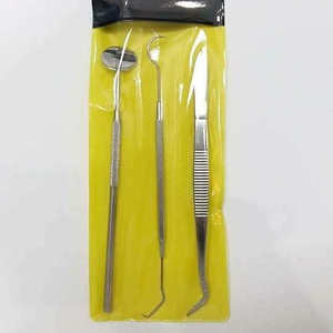 Kit de Diagnóstico Dental Manual de Acero Inoxidable de 3 Piezas MEDZORA SURGICAL Premium, Certificado CE, Juego de Herramientas de Examen de Higiene Bucal - Product Image 2