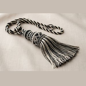 Decorative Tassel Soft Thread Material Elegant Design Lightweight Durable Finish Perfect For Curtain And Home Decor Use - Product Image 1