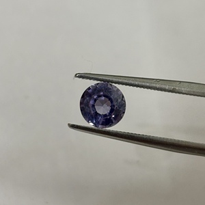 Alexandrite cultivée en laboratoire, pierre précieuse en vrac, saphir de forme ronde # 45 - Product Image 2