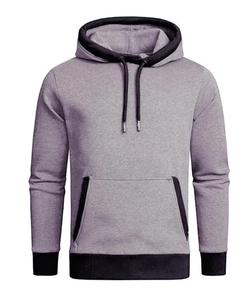 <b>Men's</b> Slim Fit Long Sleeve Lightweight <b>Pullover</b> Hoodie Latest Fashion Custom Winter French Terry Solid Pattern Plain - Product Image 4