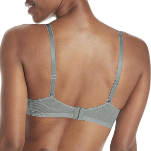 Sujetador Deportivo Ligero Color Gris Jaspeado, Tirantes Finos, Cuello en V Informal, Bralette para Mujer, Ropa de Yoga y Entrenamiento - Product Image 3