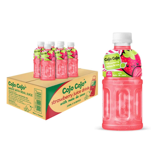Cojo Cojo Boisson au jus de fraise avec gelée de noix de coco 320ml - Product Image 3