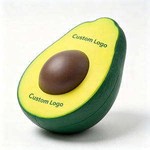 Jouet Squishy Avocat Personnalisé avec Logo, Balle Anti-Stress en Mousse à Remontée Lente, Jouet Sensoriel Doux à Presser, Cadeau pour Enfants et Adultes - Product Image 5