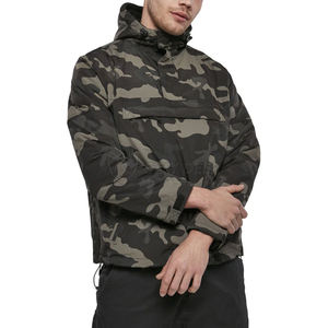 Chaqueta Táctica para Hombre, Diseño Cortavientos, Cierre de Cremallera, Nailon/Poliéster Ecológico, Color Personalizado para Senderismo y Camping - Product Image 1