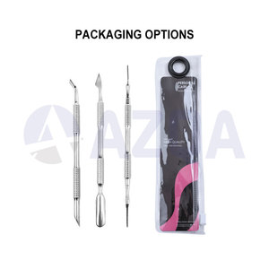 Empujador y Recortador de Cutículas Profesional de Acero Inoxidable de Doble Cara para el Cuidado de las Uñas, Eliminación de Piel Muerta y Callosidades - Product Image 6