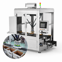 Robot Industrial de Alta Velocidad para Empacar Cajas, Brazo Robótico Delta, Sistema de Empaque Automático para Bolsas, Cajas y Contenedores