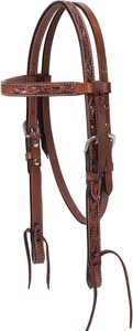 Ensemble de têtière, collier de poitrail et rênes en cuir façonné à la main, style western, pour équipement de cheval de randonnée - Product Image 3