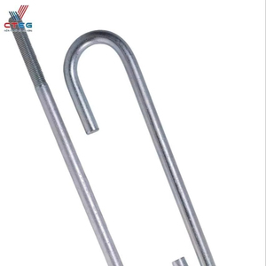 Ancre en J de type J fabriquée au Vietnam en acier au carbone ou en acier inoxydable pour l'encastrement dans le béton - Product Image 1