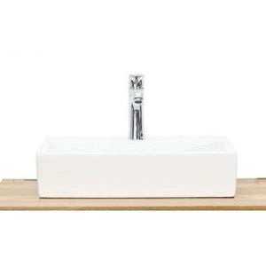 Mobile Bagno Singolo in Legno Massello da 32 Pollici con Lavabo, Ante Apribili e Ripiano - Set Vanità per Bagno Piccolo - Product Image 5