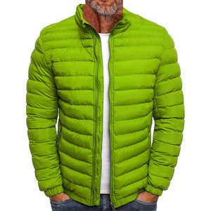 Chaqueta Acolchada Cálida para Hombre, Chaqueta de Plumón de Moda para Invierno, Venta Directa de Fábrica con Logotipo Personalizado - Product Image 4