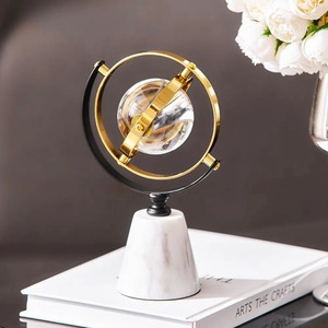 Glass And Marble Globe <b>Table</b> Decor Used For <b>Study</b> Room And Library Styling And Gift Item For Students And Teachers From India - Product Image 3