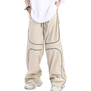 Trendy <b>Men's</b> Baggy Ski Pants Oversized Streetwear Snow Pant Custom Printing Embroidery Logo OEM Factory Supply - Product Image 1