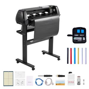 Plotter da Taglio Vinile con Larghezza di Alimentazione Massima 28 Pollici, Doppie Lame, Forza e Velocità Regolabili, Display LED - Product Image 1