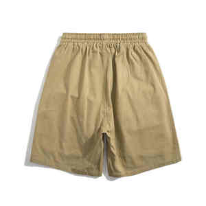 Pantalones cortos Cargo de gran tamaño para hombre con cierre de botón de cintura elástica Vintage en blanco malla Y2K Street Wear patrón Casual estilo bolsillos - Product Image 4