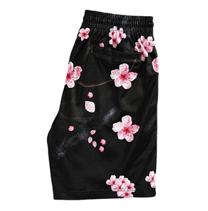 Shorts de sport pour hommes de style hip-hop avec logo personnalisé de haute qualité, vente en gros d'usine, shorts de basket-ball imprimés par sublimation - Product Image 4