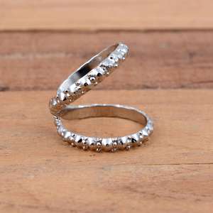 SHYAM JEWELRS 925 Sterling Silver Celestial Splint <b>Ring</b> <b>Moon</b> & Sun Adjustable Arthritis Support Band Luxury Unisex - Product Image 2