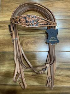 New Trendy Custom Logo Durable Western Leather Bridle <b>Equestrian</b> Horse Riding Padded Snaffle Dressage Racing Outdoor Sports - Product Image 6