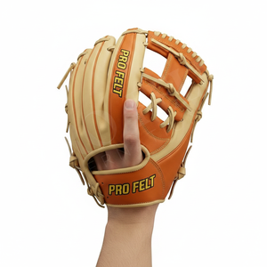 Gant de baseball OEM à marque privée, pour droitiers et gauchers, pour adultes et jeunes, avec paume en cuir doux au toucher, poche profonde, gants durables - Product Image 3