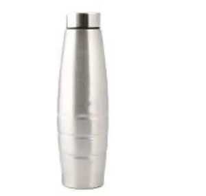 Sleek Silver Cola Shape Stainless Steel Water <b>Bottle</b> Vacuum Insulated Metal Flask Double Wall <b>Thermos</b> For Sports Travel Gym - Product Image 1