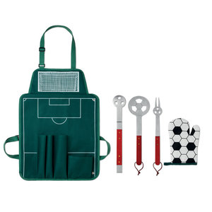 Set di Barbecue pubblicitario con attrezzi e grembiule - Product Image 1