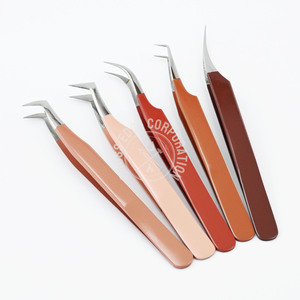 Fiber Tip False Lash Tweezers for <b>Eyelash</b> <b>Extension</b> Mega Volume Durable <b>Mink</b> Lashes Make Fans Boot Isolation Artist Makeup Tools - Product Image 4