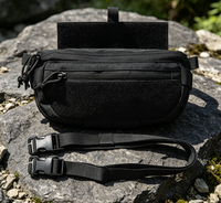 Sacoche tactique à dégagement rapide, sacoche abdominale, sacoche d'épaule compacte, compatible avec les gilets de chasse et la chasse en extérieur