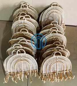 Custom Handmade Rattan Flower Wall Mounted Coat <b>Hook</b> for Kids Nursery Bedroom Boho Children OEM ODM Wholesale Vietnam Supplier - Product Image 6