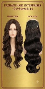 Cheveux bruts bouclés en vrac Temple, extensions de cheveux indiens 100% bouclés profonds, cheveux indiens bruts de qualité supérieure, lots de cheveux vierges à prix abordable - Product Image 6