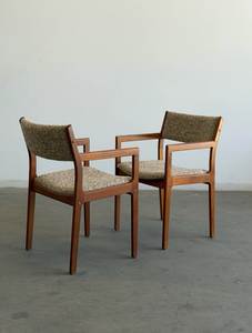 Chaise de salle à manger en bois massif nordique, siège et dossier rembourrés, mobilier minimaliste moderne pour la maison et les restaurants - Product Image 3