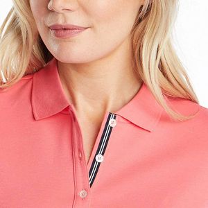 Polo de mujer Slim Fit 2026 con cuello invertido, de secado rápido, nailon y elastano, para tenis, golf, deportes, yoga y gimnasio, personalizable. - Product Image 5