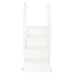 Scaletta per Piscina 85x68x198cm in Metallo Bianco per Piscine Spa - Product Image 3