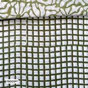 100% algodón bloque de mano tela impresa hecha a mano textil indio Boho Chic Material para confección decoración del hogar cortinas cenefas - Product Image 1