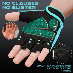 Guantes de CrossFit con Absorción de Impactos para Saltos de Boxeo y Acolchado Adicional en la Parte Inferior de la Palma para Protección Contra Impactos Durante Ejercicios - Product Image 6