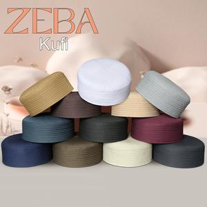 Bonnet de prière islamique Kufi personnalisé en gros, étiquette OEM, best-seller, design modeste Zeba, doux et doublure intérieure en polaire polyester - Product Image 4