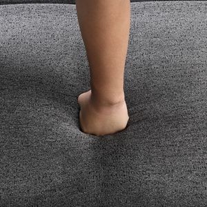 Divano letto angolare a L estraibile reversibile con mensola laterale e 2 sgabelli, divano letto componibile reversibile con contenitore - Product Image 1