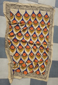 ผ้าคลุมชายหาดลายพิมพ์มือแบบบล็อกพิมพ์ ผ้าฝ้ายลายขนนกยูง บากรู สำหรับผู้หญิง เป็นมิตรกับสิ่งแวดล้อม น้ำหนักเบา สไตล์โบโฮ ผ้าคลุมไหล่สำหรับฤดูร้อน - Product Image 3