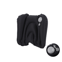 Coussin de soutien lombaire gonflable portable en TPU léger pour le voyage, à double aile, à gonflage rapide