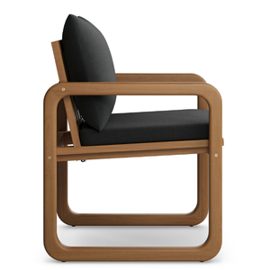 Hot Selling <b>Armchair</b> with Solid Teak Wood Frame and Thick Waterproof Cushion for Home Garden Furniture - Product Image 4